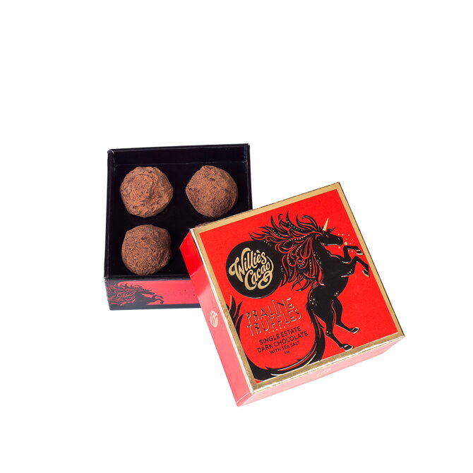 Willie’s Cacao Dark Praline Truffles Baby