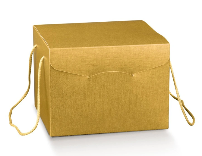 Dárková krabice Kvádr – Zlatá