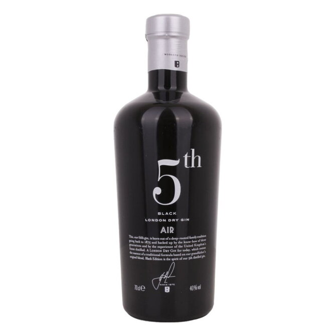 5th Air Black London Dry Gin