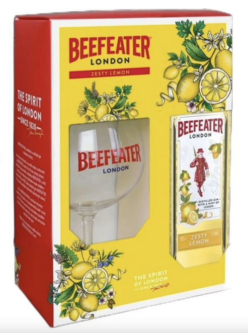 Beefeater Zesty Lemon + sklenice 