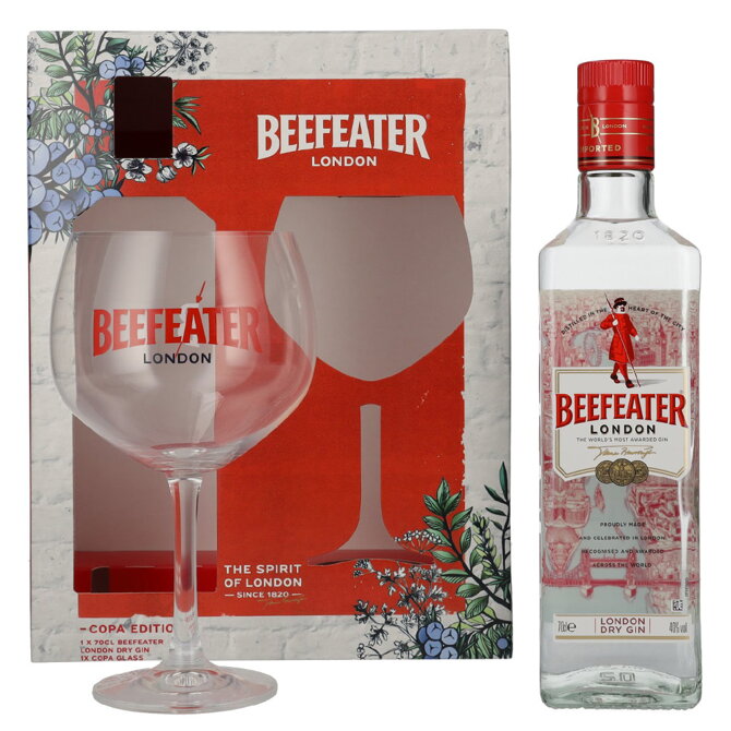 Beefeater London Dry Gin + sklenice