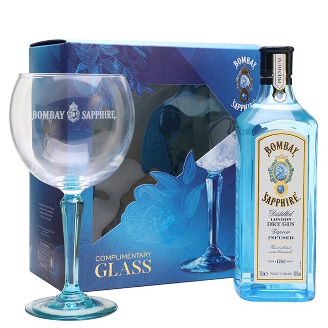 Bombay Sapphire + sklenice