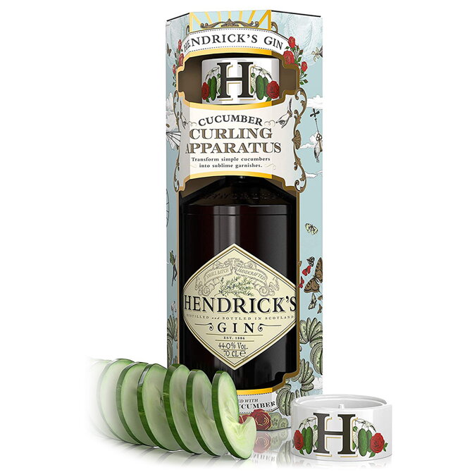 Hendrick’s Gin + spirálový kráječ