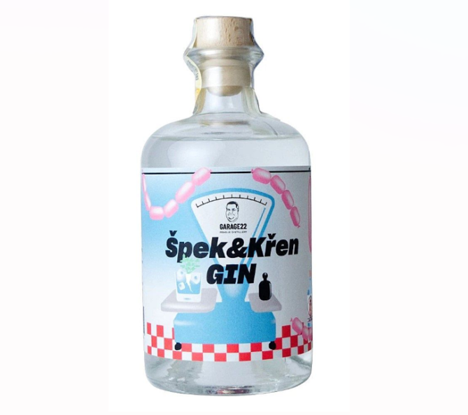 Garage22 Špek & Křen gin  z pražských Holešovic 0,5 l