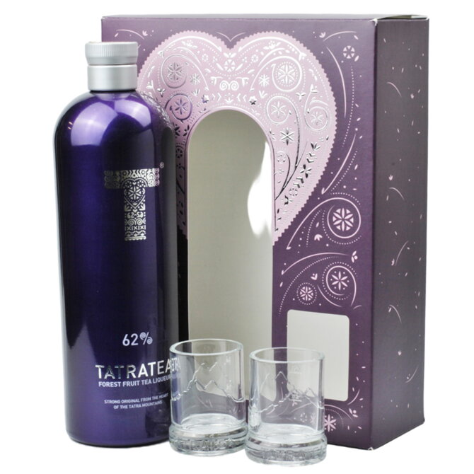 Tatratea 62 % Forest Fruit + 2 sklenice