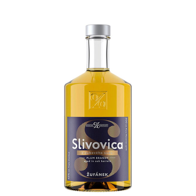 Slivovica z dubového sudu Žufánek 0,5 l