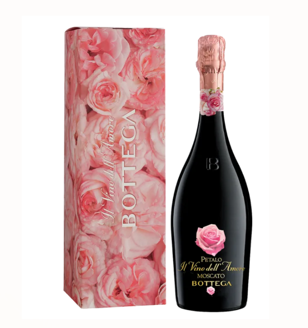 Bottega Petalo "Il Vino Dell'Amore" Moscato Parfémovaný Box