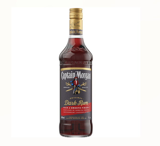 Captain Morgan Dark Rum 1 l