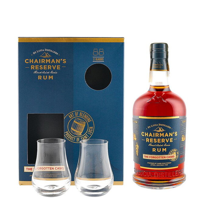 Chairman‘s Reserve The Forgotten Casks + 2 sklenice