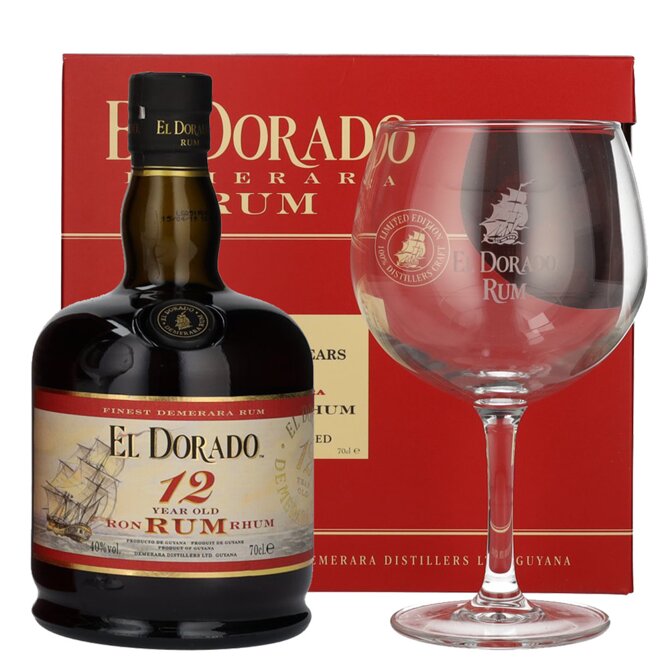 El Dorado Special Reserve 12 Year Old + sklenice