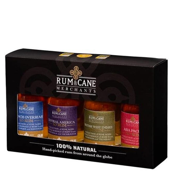 West Indies Rum & Cane Merchants Mini Pack 4x 0,05 l