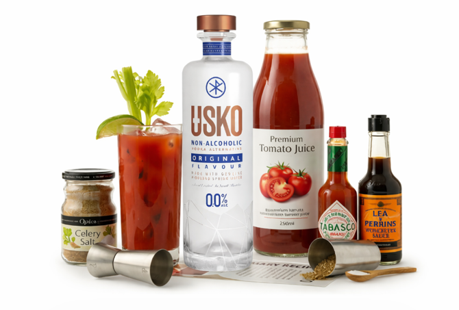 Nealkoholický Koktejl Bloody Mary