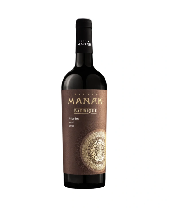 Maňák Merlot 2023 výběr z hroznů - Barrique