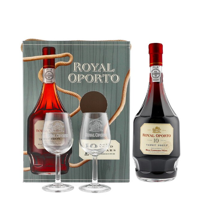 Royal Oporto Tawny 10 Years aged + 2 sklenice