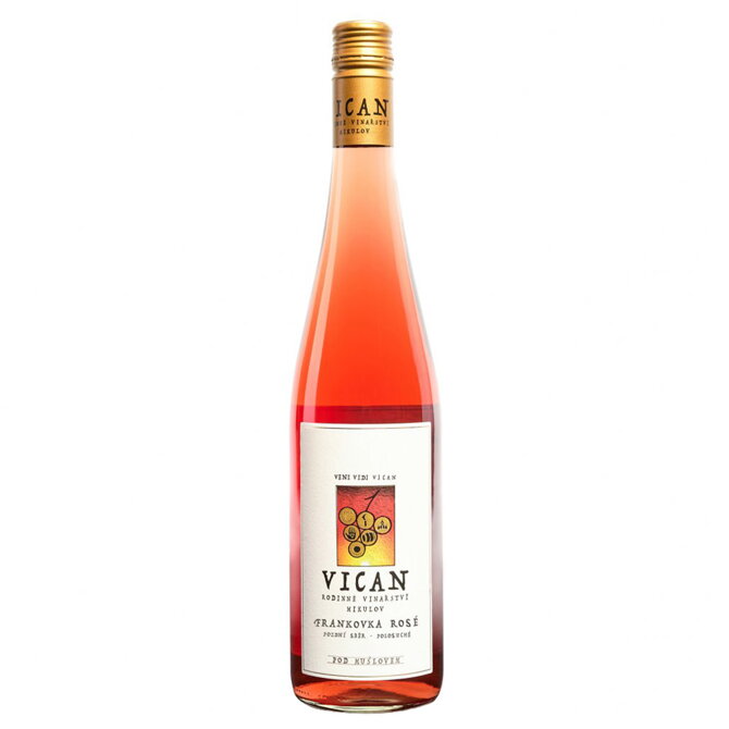 Vican Cuvée rosé 2018 pozdní sběr
