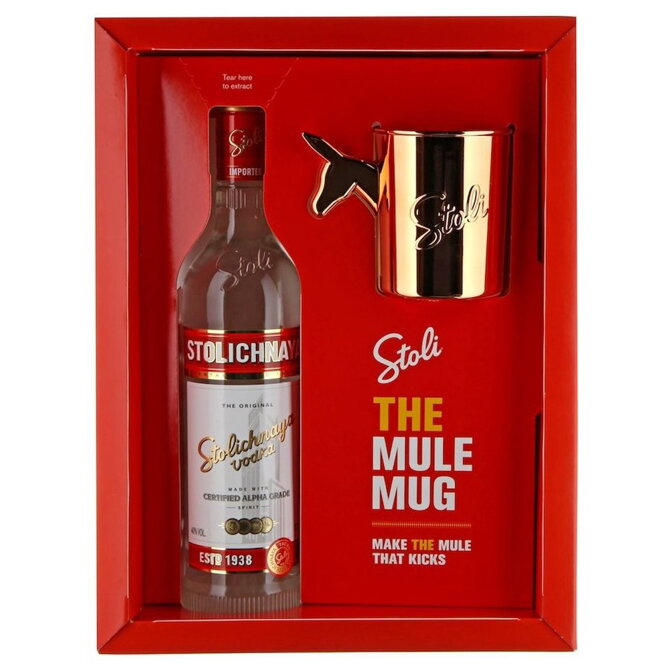 Stolichnaya The Original + hrnek