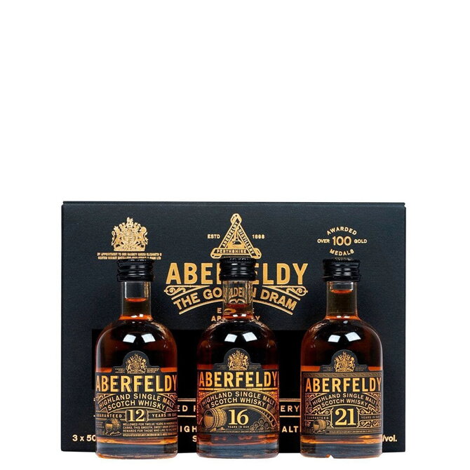 Aberfeldy Golden Dram Collection 3x 0,05 l