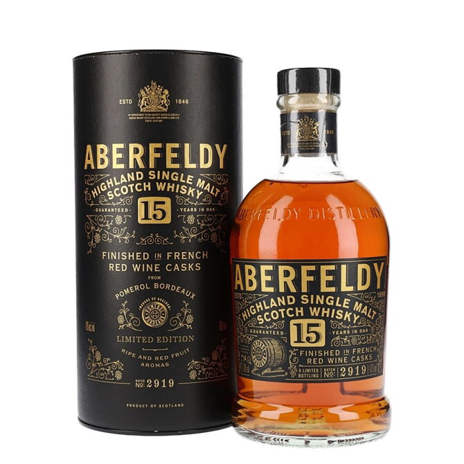 Aberfeldy Red Wine Cask 15 Years Old