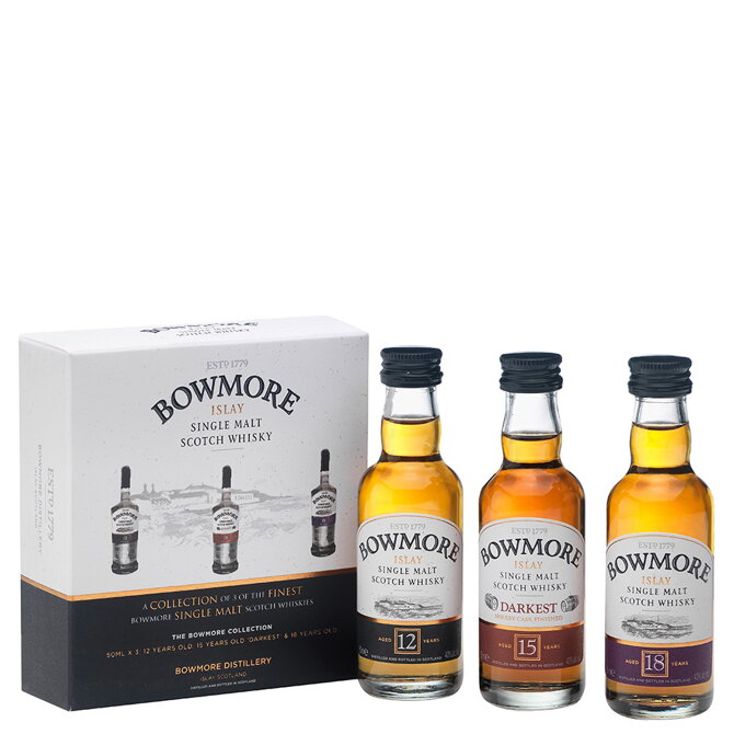 Bowmore Mini Collection 3x 0,05 l