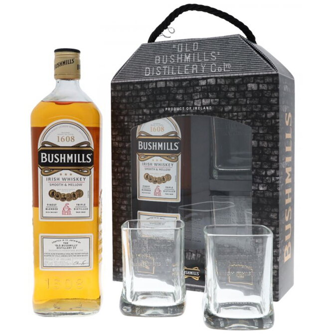 Bushmills Black Bush + 2 sklenice