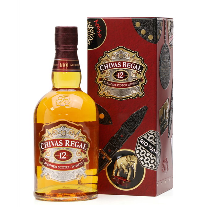 Chivas Regal Aged 12 Years Globe Trotter Gentlemans Edition