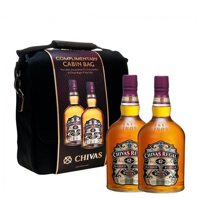 Chivas Regal Complementary Cabin Bag