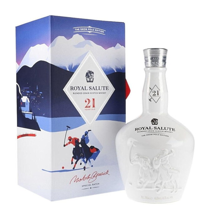 Chivas Regal Royal Salute Snow Polo Edition 21 Years Old