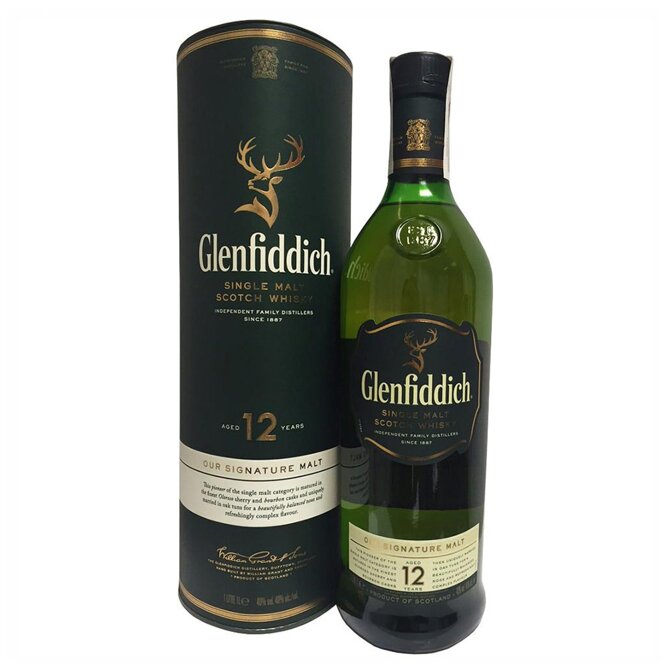 Glenfiddich 12 Years Old 1 l