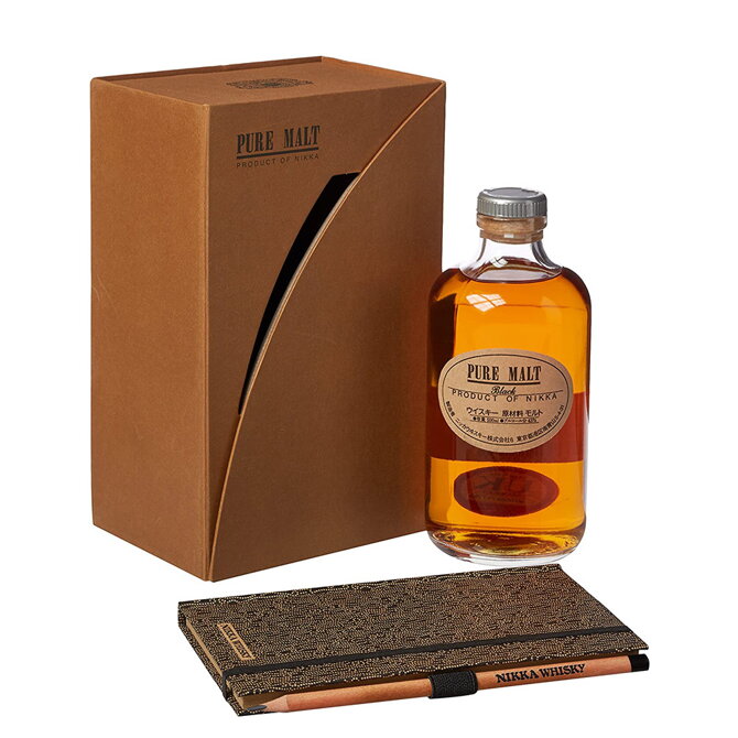 Nikka Pure Malt Black Gift Set 0,5 l