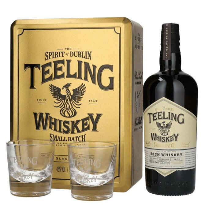 Teeling Whiskey Small Batch + 2 sklenice