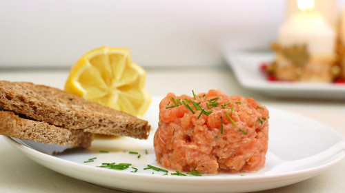 Kachní rillette na kváskovém chlebu